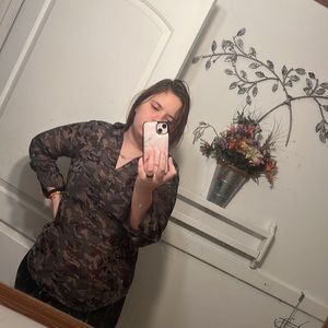 Camouflage green shirt